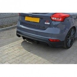 Maxton Rear Valance Ford Focus ST Mk3 FL (RS-Look) Gloss Black, Focus Mk3 / 3.5 / ST / RS