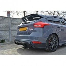 Maxton Rear Valance Ford Focus ST Mk3 FL (RS-Look) Gloss Black, Focus Mk3 / 3.5 / ST / RS