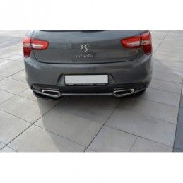 Maxton REAR SIDE SPLITTERS CITROEN DS5 FACELIFT Gloss Black, Citroen