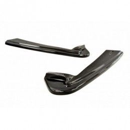 Maxton Rear Side Splitters Ford Mustang GT Mk6 Gloss Black, Mustang