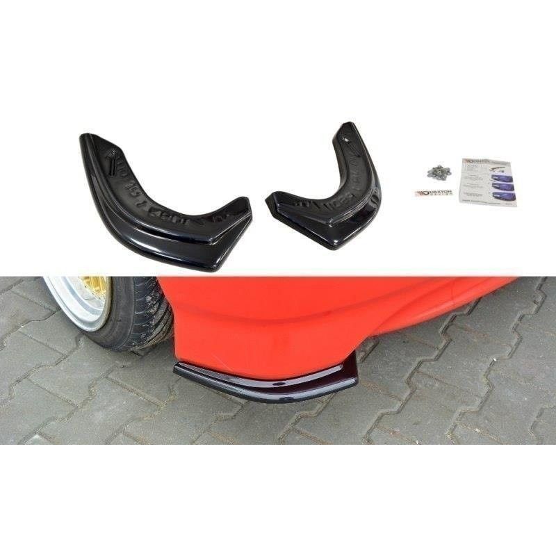 Maxton REAR SIDE SPLITTERS HONDA JAZZ MK1 Gloss Black, JAZZ