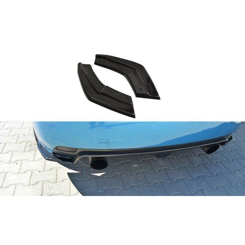 Maxton REAR SIDE SPLITTERS Subaru Impreza WRX STI 2009-2011 Gloss Black, MAXTON DESIGN