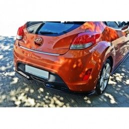 Maxton REAR SPLITTER Hyundai Veloster Gloss Black, Hyundai