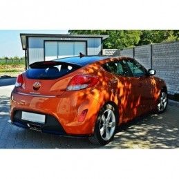 Maxton REAR SPLITTER Hyundai Veloster Gloss Black, Hyundai