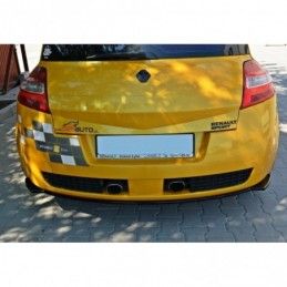 Maxton REAR SPLITTER RENAULT MEGANE II RS Gloss Black, Megane II