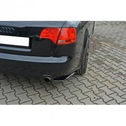 Maxton REAR SIDE SPLITTERS AUDI A4 B7 Gloss Black, A4/S4 B7