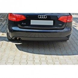 Maxton Rear Side Splitters Audi A4 B8 Gloss Black, A4/S4 B8