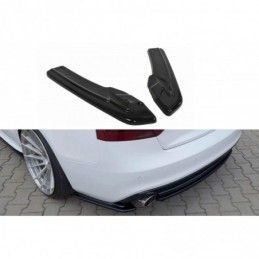 Maxton REAR SIDE SPLITTERS AUDI A5 S-LINE (FACELIFT) Gloss Black, A5/S5/RS5 8T