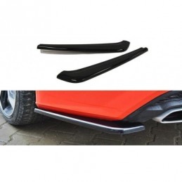 Maxton REAR SIDE SPLITTERS AUDI A7 S-LINE (FACELIFT) Gloss Black, A7/ S7 / RS7 - C7