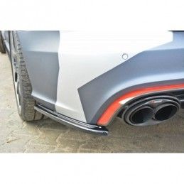 Maxton Rear Side Splitters Audi RS6 C7 / C7 FL Gloss Black, A6/S6/RS6 4G C7 