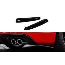 tuning Rear Side Splitters Audi S3 / A3 S-Line 8V Hatchback / Sportback Gloss Black