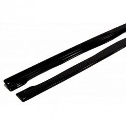 Maxton Side Skirts Diffusers Audi S6 / A6 S-Line C7 Gloss Black, A6/S6/RS6 4G C7 