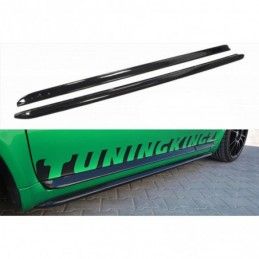 Maxton SIDE SKIRTS DIFFUSERS AUDI S3 8L Gloss Black, A3/S3 8L