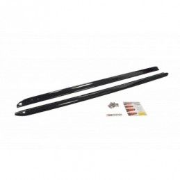 Maxton SIDE SKIRTS DIFFUSERS AUDI S3 8L Gloss Black, A3/S3 8L