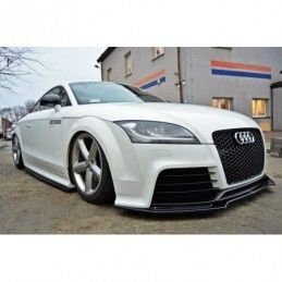 Maxton Side Skirts Diffusers Audi TT RS 8J Gloss Black, TT 8J