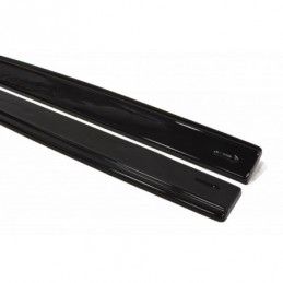 Maxton Side Skirts Diffusers Audi TT RS 8J Gloss Black, TT 8J