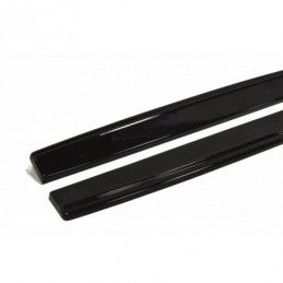 Maxton Side Skirts Diffusers Audi TT RS 8J Gloss Black, TT 8J