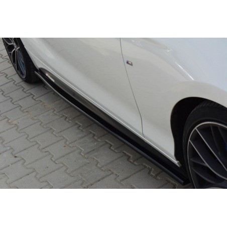Maxton SIDE SKIRTS DIFFUSERS BMW 1 F21 M135i / M140i / M-Pack Gloss Black, Serie 1 F20/ F21