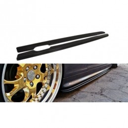 Maxton SIDE SKIRTS DIFFUSERS V.1 for BMW 3 E46 MPACK COUPE Gloss Black, Serie 3 E46/ M3