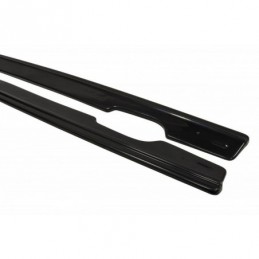 Maxton SIDE SKIRTS DIFFUSERS V.1 for BMW 3 E46 MPACK COUPE Gloss Black, Serie 3 E46/ M3
