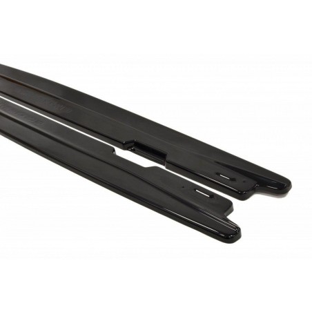 Maxton SIDE SKIRTS DIFFUSERS for BMW 5 E60/61 M-PACK Gloss Black, Serie 5 E60/ E61