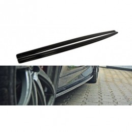 Maxton SIDE SKIRTS DIFFUSERS for BMW 5 F10/ F11 M-POWER/ M-PACK Gloss Black, Serie 5 F10/ F11
