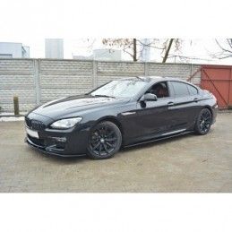 Maxton SIDE SKIRTS DIFFUSERS for BMW 6 Gran Coupé MPACK Gloss Black, Serie 6 F06/ F12/ F13