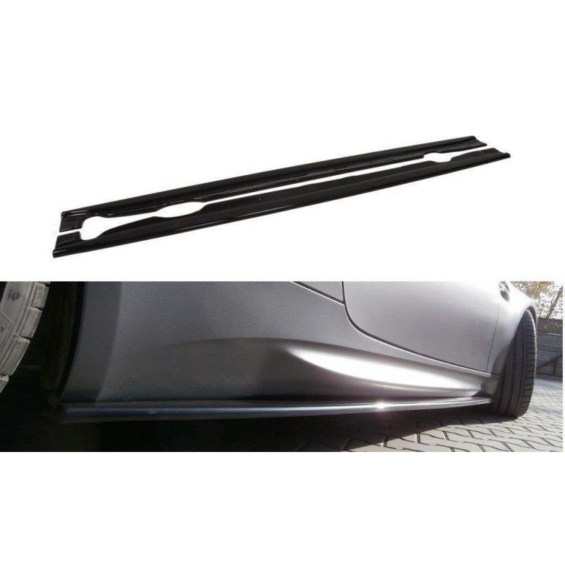 Maxton SIDE SKIRTS DIFFUSERS BMW M3 E92 / E93 Gloss Black, Serie 3 E92/ E93/ M3