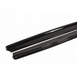 Maxton SIDE SKIRTS DIFFUSERS for BMW X4 M-PACK Gloss Black, X4 G02