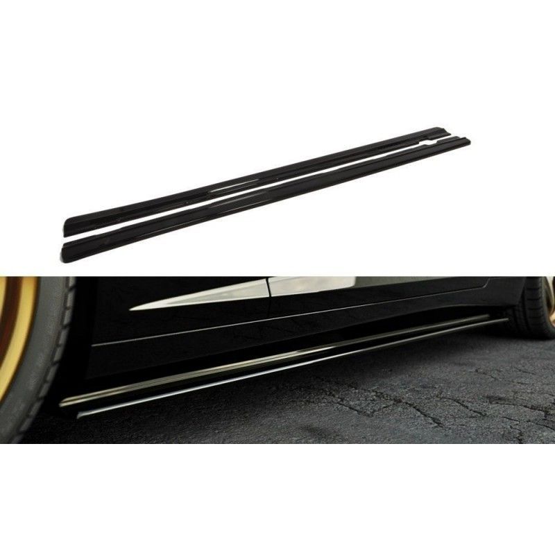 Maxton SIDE SKIRTS DIFFUSERS CHEVROLET CAMARO V SS - US VERSION (PREFACE) Gloss Black, Chevrolet