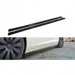 Maxton SIDE SKIRTS DIFFUSERS CHEVROLET CAMARO V SS - US VERSION (PREFACE) Gloss Black, Chevrolet