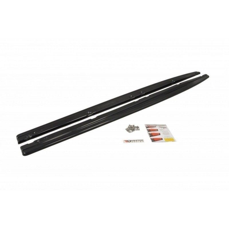 Maxton SIDE SKIRTS DIFFUSERS Fiat Bravo MK 2 SPORT Gloss Black, Bravo