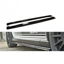 tuning SIDE SKIRTS DIFFUSERS FIAT GRANDE PUNTO ABARTH Gloss Black