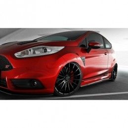 Maxton Side Skirts Diffusers Ford Fiesta ST / ST-Line Mk7 / Mk7 FL Gloss Black, Fiesta Mk7 / 7.5