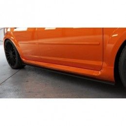 Maxton Side Skirts Diffusers Ford Focus ST Mk2 FL Gloss Black, Focus Mk2 / 2.5 / ST / RS