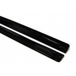 Maxton Side Skirts Diffusers Ford Focus RS Mk2 Gloss Black, Focus Mk2 / 2.5 / ST / RS