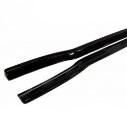 Maxton Side Skirts Diffusers Ford Focus RS Mk2 Gloss Black, Focus Mk2 / 2.5 / ST / RS