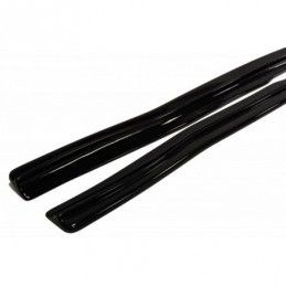 Maxton Side Skirts Diffusers Ford Focus RS Mk3 Gloss Black, Focus Mk3 / 3.5 / ST / RS