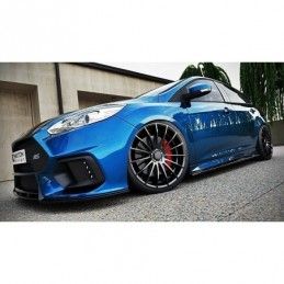 Maxton Side Skirts Diffusers Ford Focus ST / ST-Line Mk3 / Mk3 FL Hatchback / Estate Gloss Black, Focus Mk3 / 3.5 / ST / RS