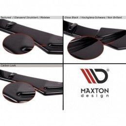 Maxton Side Skirts Diffusers Ford Focus ST / ST-Line Mk3 / Mk3 FL Hatchback / Estate Gloss Black, Focus Mk3 / 3.5 / ST / RS