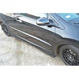 Maxton SIDE SKIRTS DIFFUSERS HONDA CIVIC VIII TYPE S/R Gloss Black, CIVIC