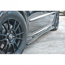 Maxton SIDE SKIRTS DIFFUSERS HONDA CIVIC VIII TYPE S/R Gloss Black, CIVIC