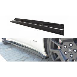 Maxton SIDE SKIRTS DIFFUSERS MASERATI GRANTURISMO 2007-2011 Gloss Black, Maserati