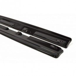 Maxton SIDE SKIRTS DIFFUSERS MAZDA 3 MK2 MPS Gloss Black, Mazda 3