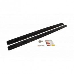 Maxton SIDE SKIRTS DIFFUSERS MAZDA 3 MK2 SPORT (PREFACE) Gloss Black, Mazda 3