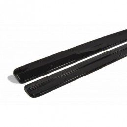 Maxton SIDE SKIRTS DIFFUSERS MAZDA 3 MK2 SPORT (PREFACE) Gloss Black, Mazda 3