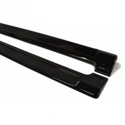 Maxton SIDE SKIRTS DIFFUSERS MAZDA CX-7 Gloss Black, CX-7