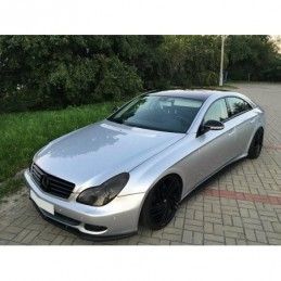 Maxton Side Skirts Diffusers Mercedes C219 Gloss Black, W219