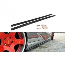 Maxton SIDE SKIRTS DIFFUSERS MERCEDES CL-CLASS C215 Gloss Black, CL W215