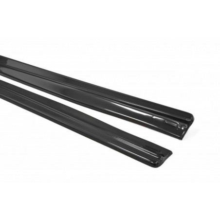 Maxton SIDE SKIRTS DIFFUSERS MERCEDES CL-CLASS C215 Gloss Black, CL W215